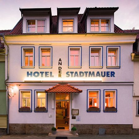 Hotel An Der Stadtmauer Mühlhausen Buitenkant foto