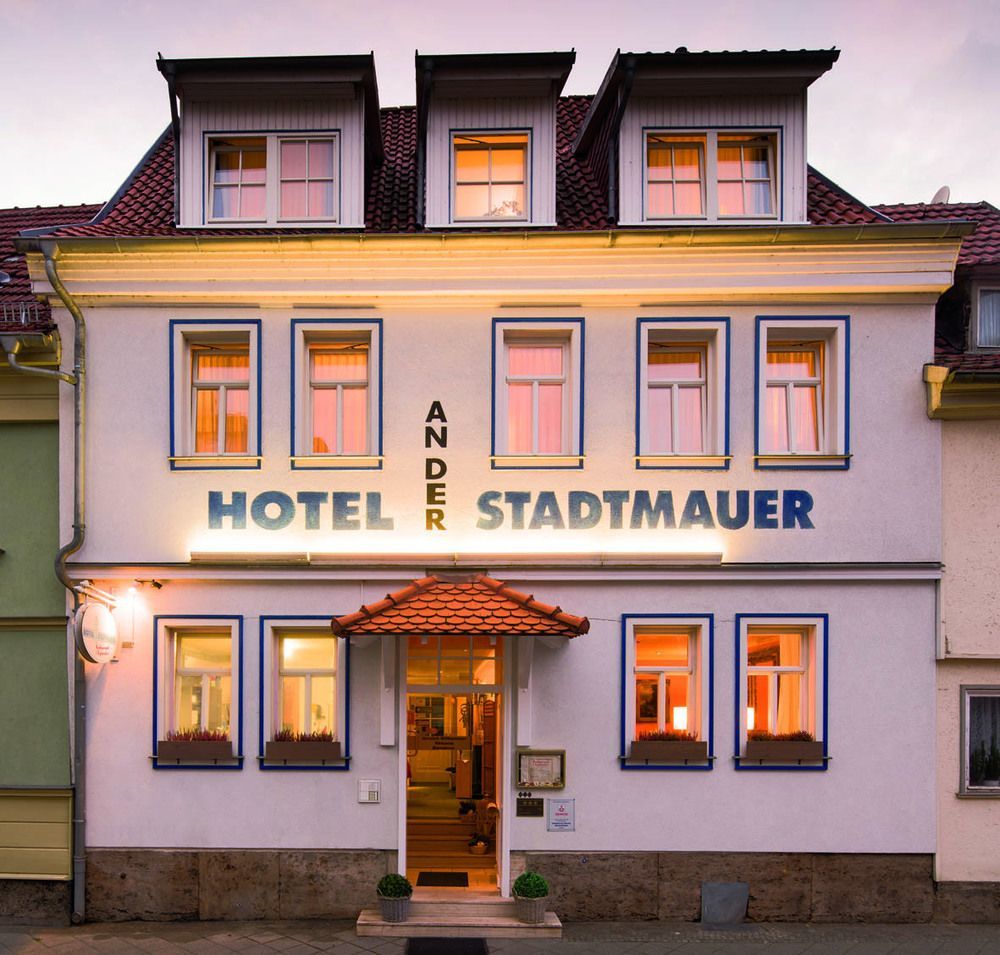 Hotel An Der Stadtmauer Mühlhausen Buitenkant foto