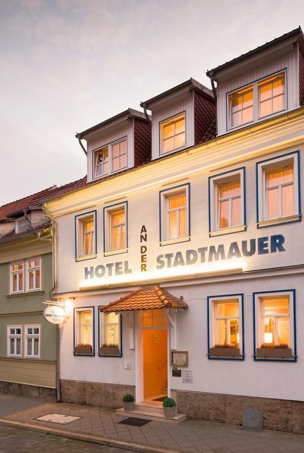 Hotel An Der Stadtmauer Mühlhausen Buitenkant foto